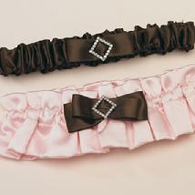 7153 Chocolate and Strawberry Cream Garter Set 