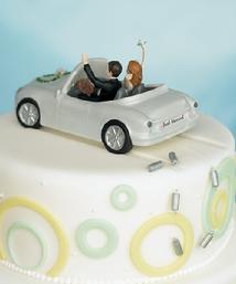 Honeymoon Bound Car Cake Topper