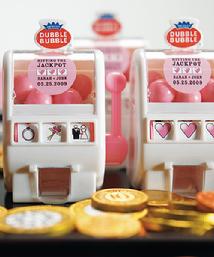 8558-Mini Wedding Theme Slot Machine Favour $3.48 each