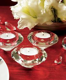 8716 Diamond Shaped Tealight Holders