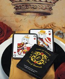 9096 King of Hearts & Queen of Diamonds Coaster Set