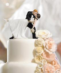 9209 Romantic Dip Cake Topper