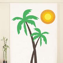 Palm Trees Personalized Photo Booth Backdrop