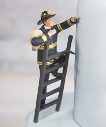 9354 Firefighter Groom Cake Topper 