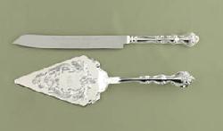 Ornate Cake Knife Set