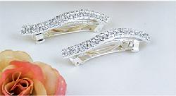 HB10-6 Crystal Hair Barrette