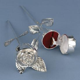 30150 Silver Plated Rose Ring Box $34.99