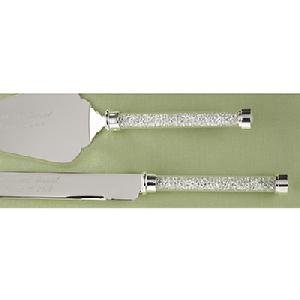 10054 Glittering Beads Cake Knife Set