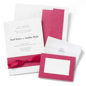 10721 Fuchsia Band Invitation Kit