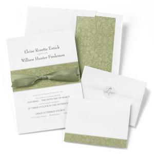 10722 Olive Band Invitation Kit