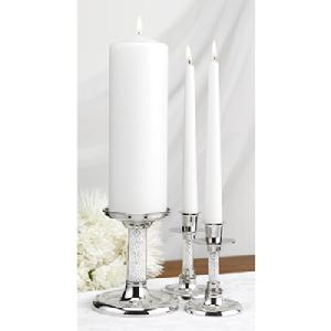 10813 Glittering Beads Unity Candle Holder Stand