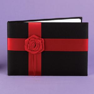 10904 Midnight Rose Guest Book