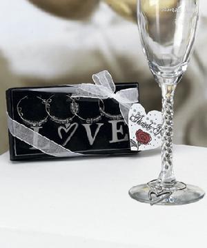 1708 LOVE Wine Charms $4.49/set