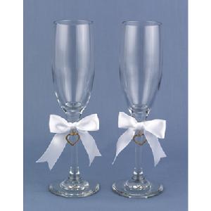 20376 Touch of Gold Champagne Toasting Flutes $25.99