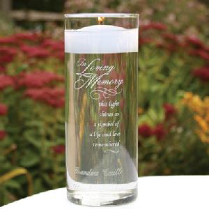 22910 In Loving Memory Cylinder Vase