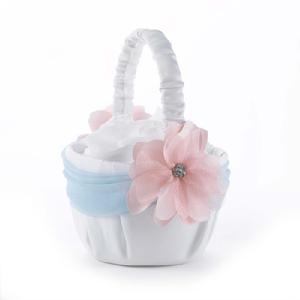 Pretty Pastels Flower Girl Basket