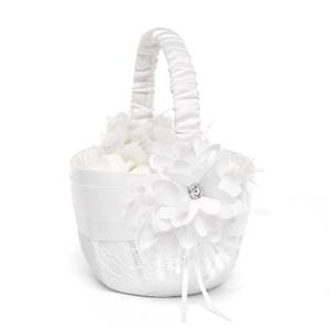 24424 Layers of Lace Flower Girl Basket