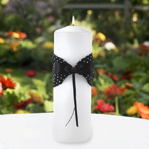 Polka Dot Unity Candle