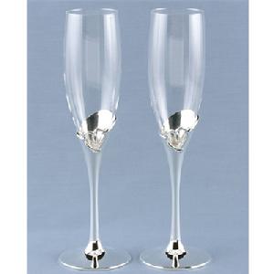 27206 Graceful Heart Toasting Flutes $37.99