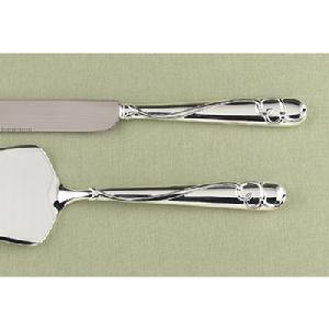 27208 Graceful Hearts Cake Knife Set