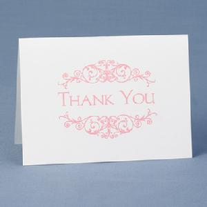 50350 Flourish Frame Thank You Cards