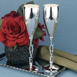 52015-Love Stemmed Toasting Flutes $32.99