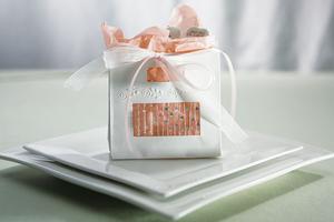 6038 Handmade Miniature Paper Favour Bags - Beads and Hearts