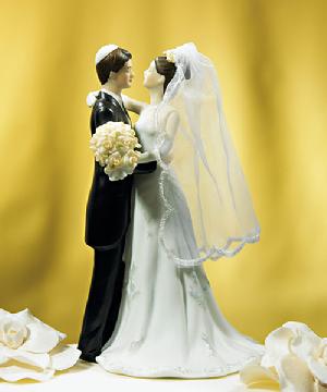 6084 - Jewish Couple Cake Topper