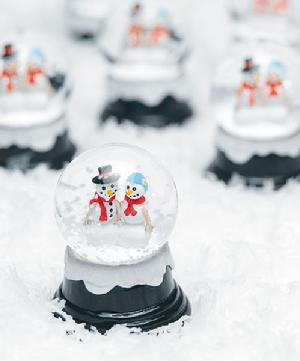 8116 Mini Snowglobe Favours