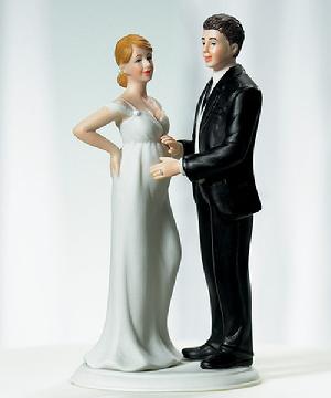 8654 Expecting Couple Cake Topper