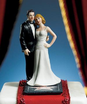 8659 Hollywood Glamour Couple Cake Topper