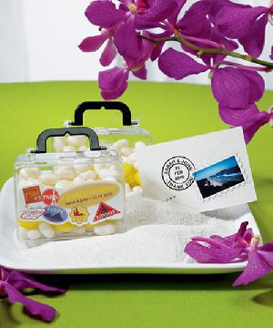 8708 Mini Suitcase Favour Container