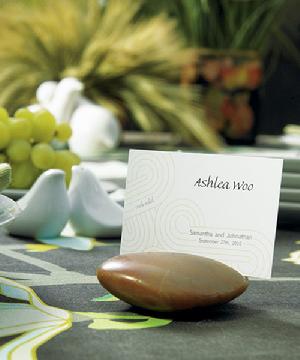 8717 Natural Rock Place Card Holder