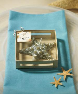 8782 Starfish Candle Favour