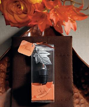 8868 Fall Leaf Wine Stopper