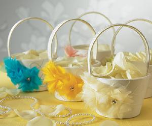 I Do Colour Flower Girl Baskets