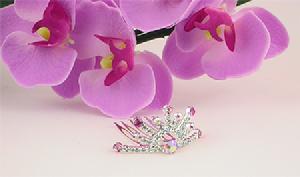 CR174-6 Flower Girl Crystal Tiara