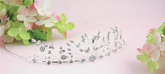 CR148-22 Dancing Crystal Tiara